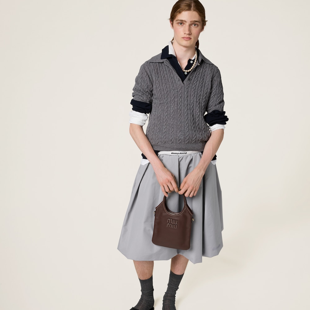 アイビー レザー ハンドバッグ