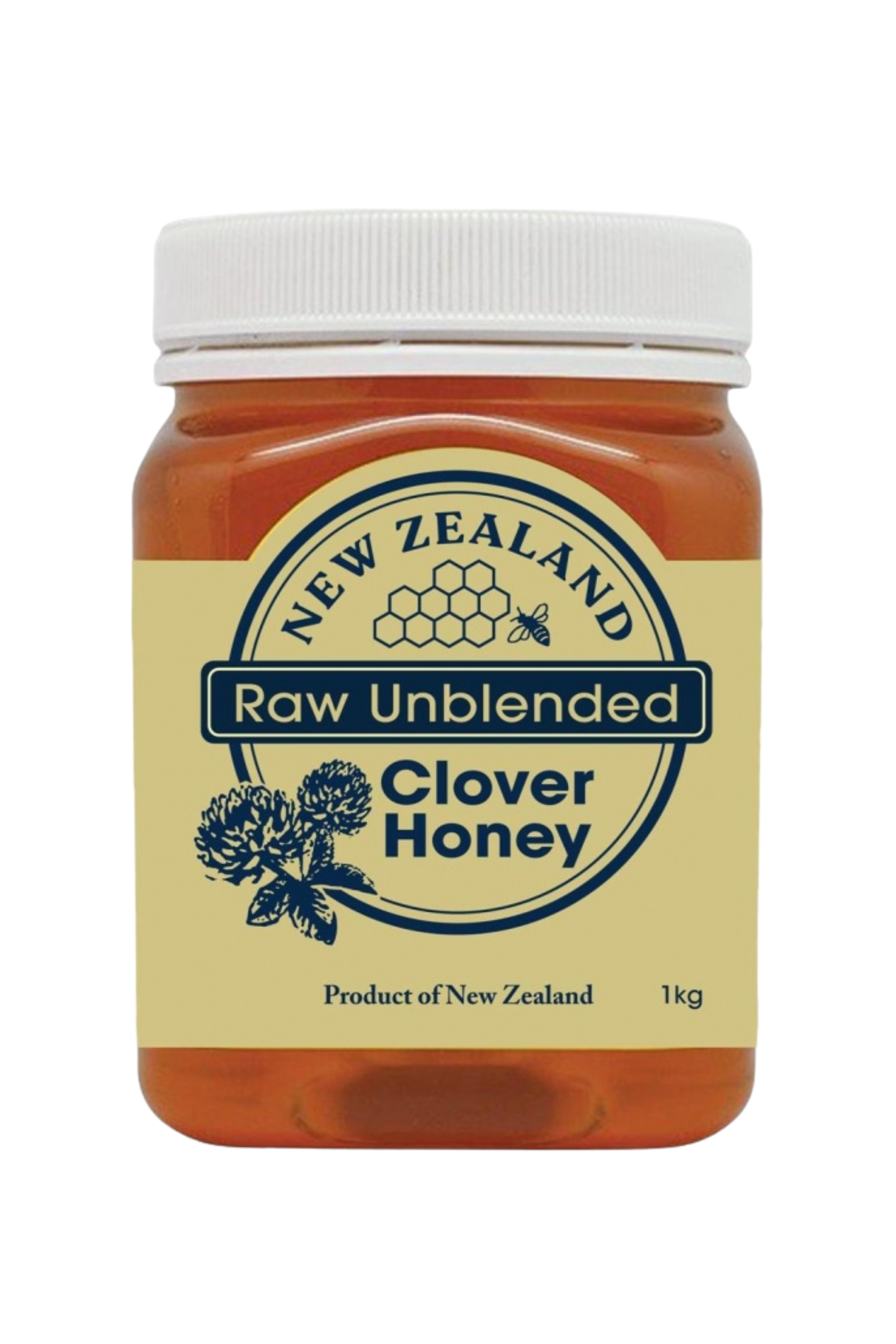 New Zealand Raw Unblended Clover Honey 1kg