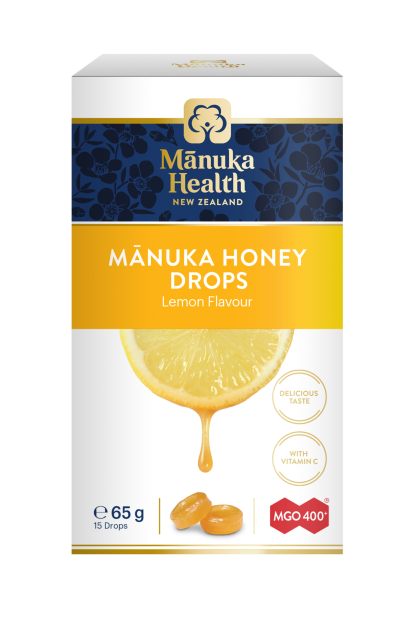 Manuka Health Manuka Drops MGO400+ with Lemon 15 Pcs