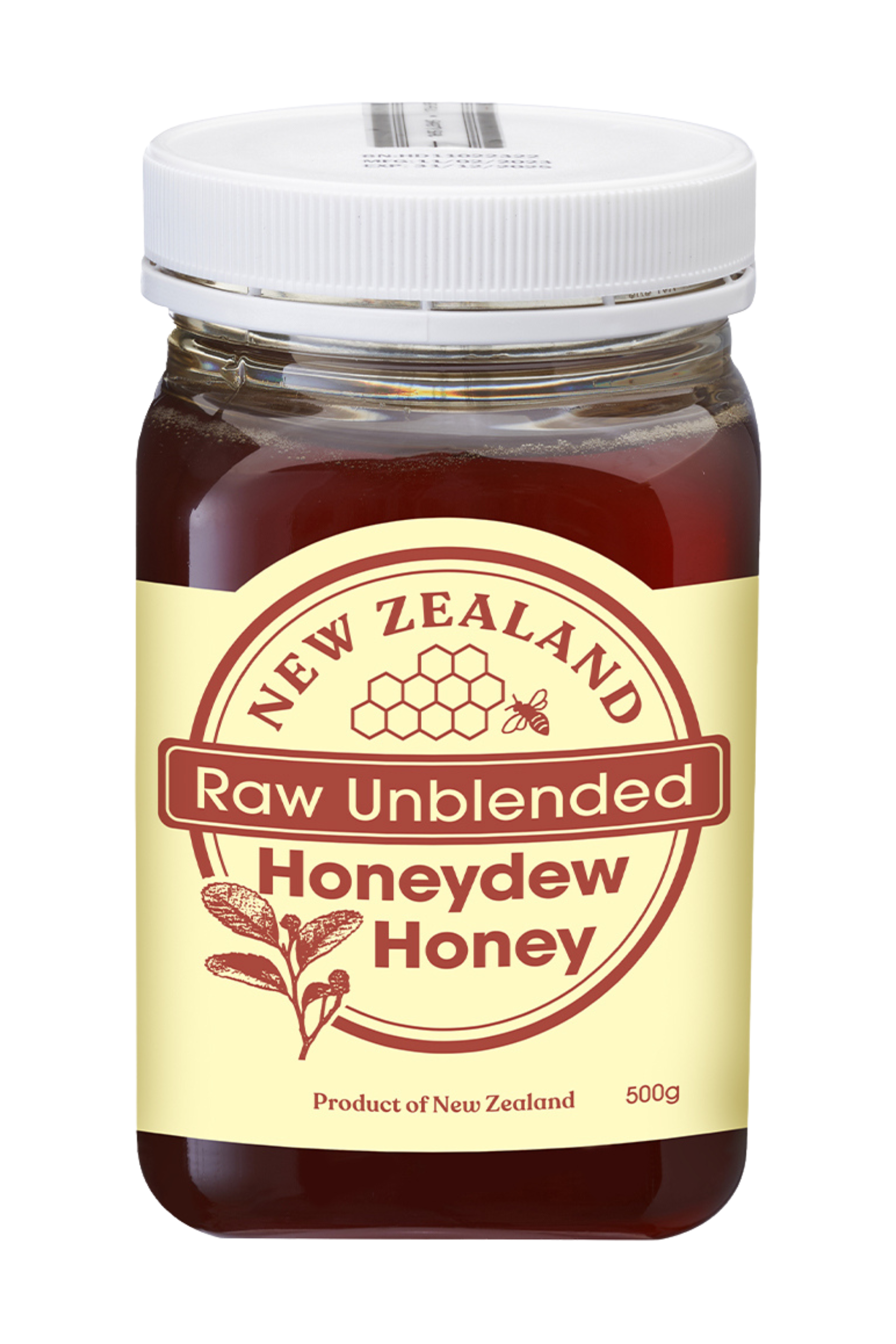 New Zealand Raw Unblended Honeydew Honey 500g