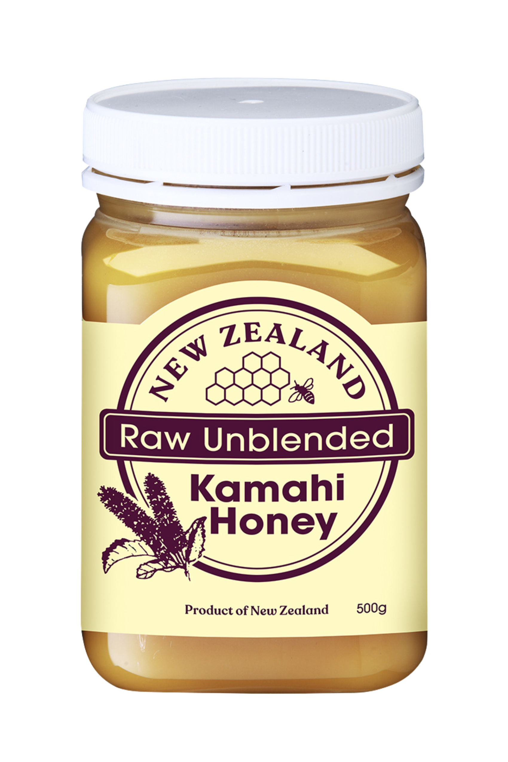 New Zealand Raw Unblended Kamahi Honey 500g