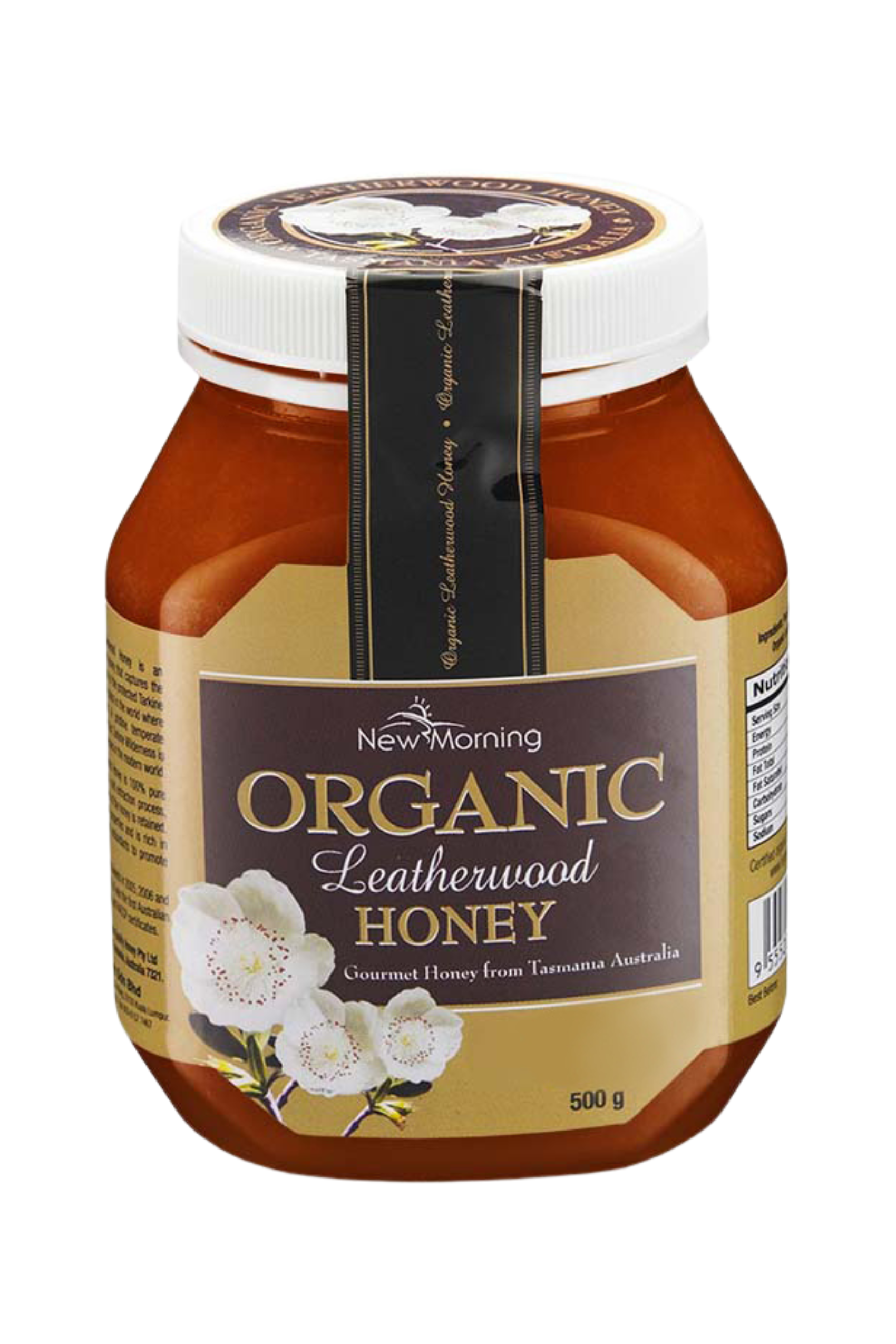 New Morning Organic Leatherwood Honey 500g
