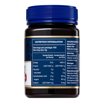 Manuka Health Manuka Honey MGO115+ (UMF6+) 500g