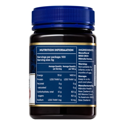Manuka Health Manuka Honey MGO263+ (UMF10+) 500g