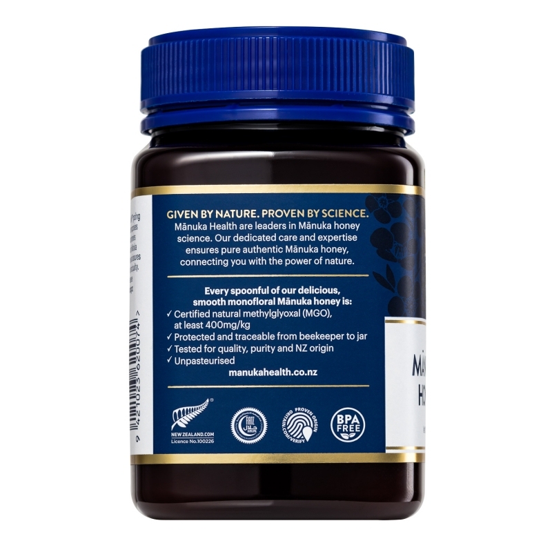 Manuka Health Manuka Honey MGO400+ (UMF13+) 500g