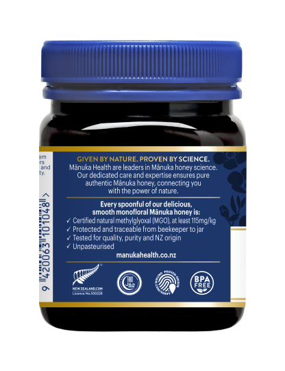 Manuka Health Manuka Honey MGO115+ (UMF6+) 250g