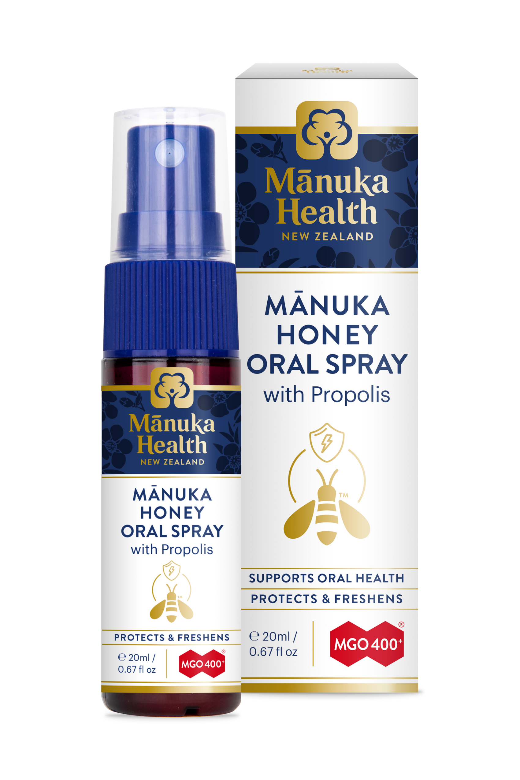 Manuka Health Manuka Honey MGO400+ & Propolis Oral Spray 20ml