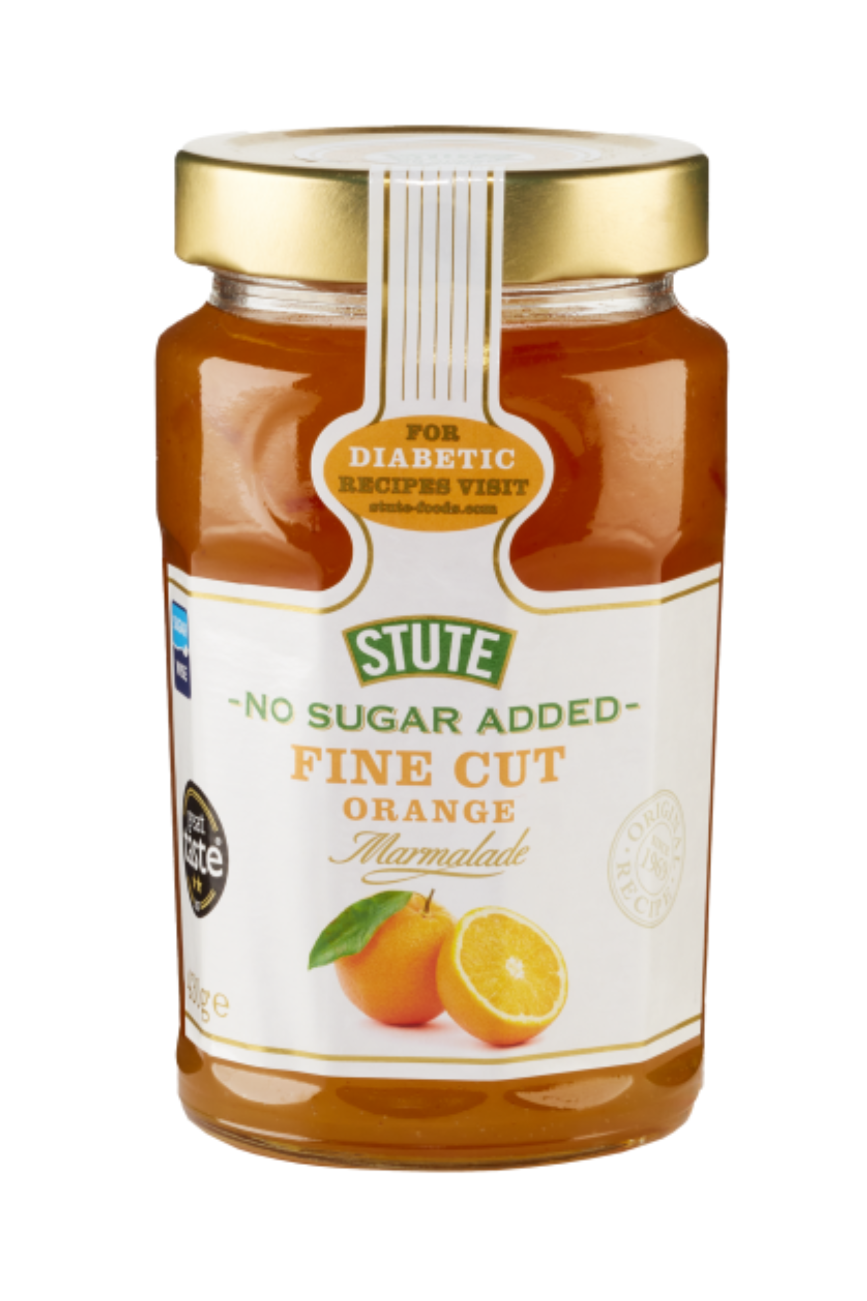 Stute Diabetic Jam - Fine Cut Orange Marmalade 430g