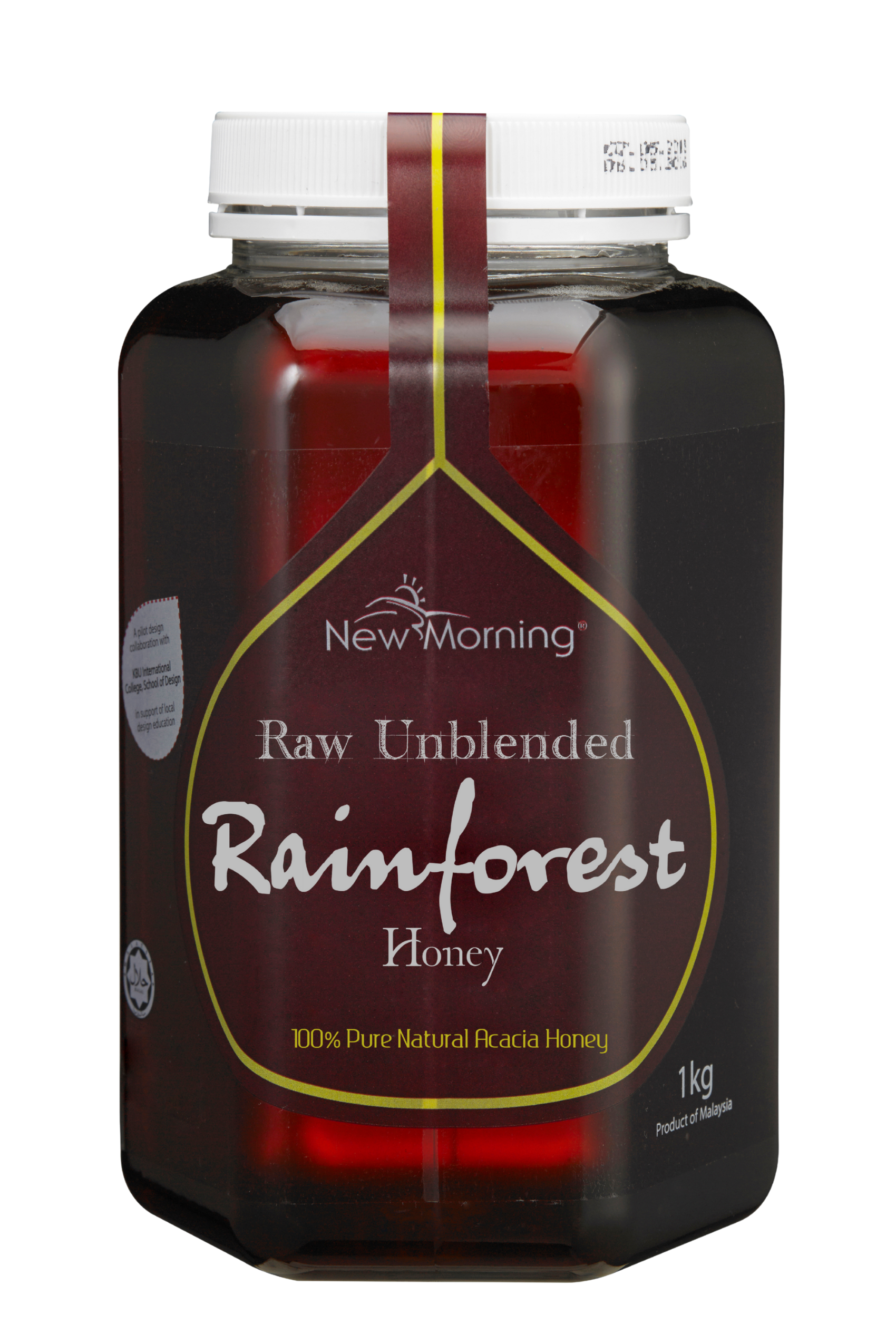 New Morning Raw Unblended Rainforest Honey 1kg