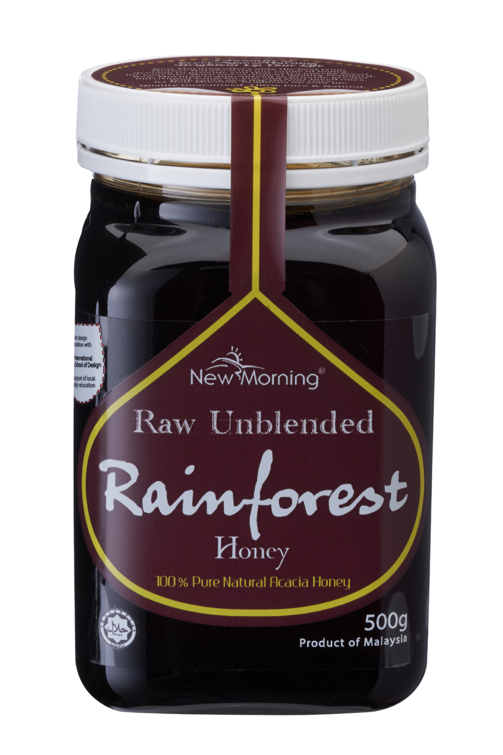 New Morning Raw Unblended Rainforest Honey 500g