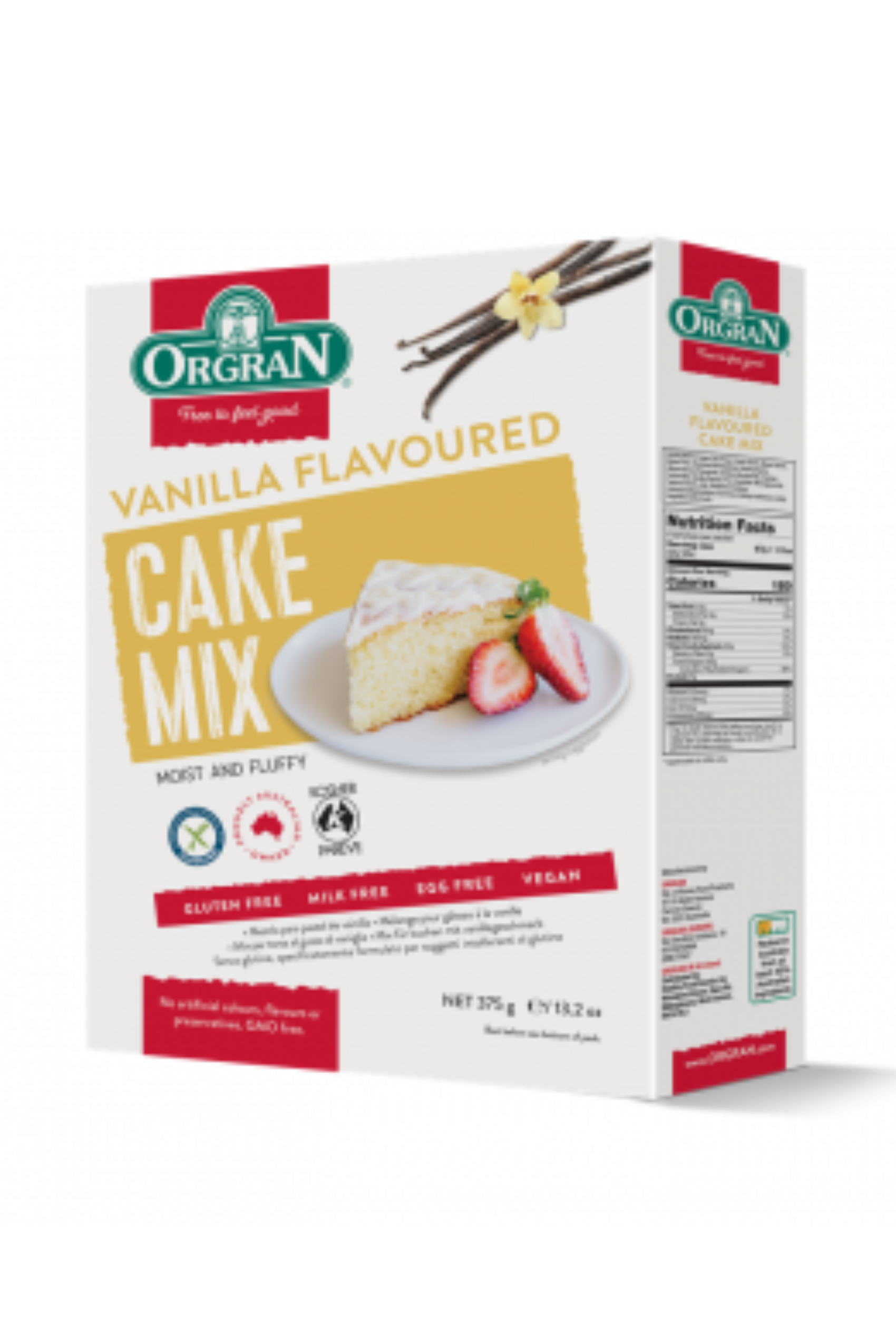 Orgran Gluten Free Vanilla Cake Mix 375g