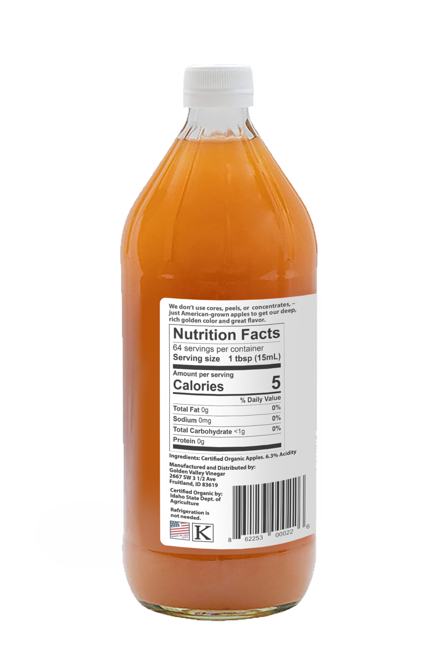 Fairchild's Organic Apple Cider Vinegar 32oz 