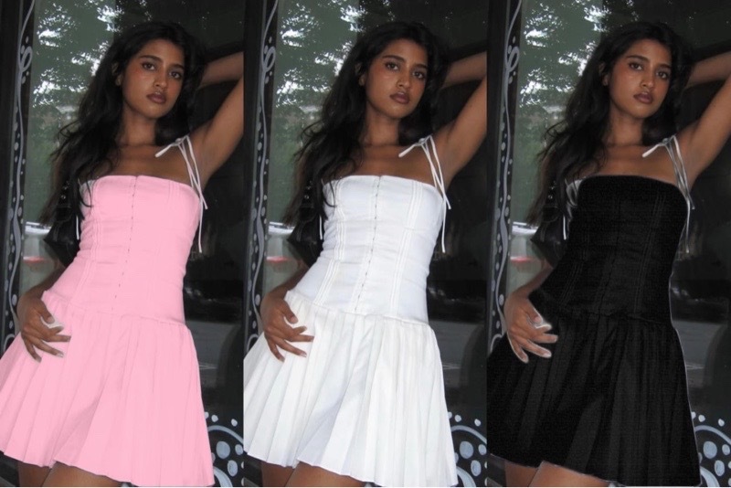 Ladies' braces skirt