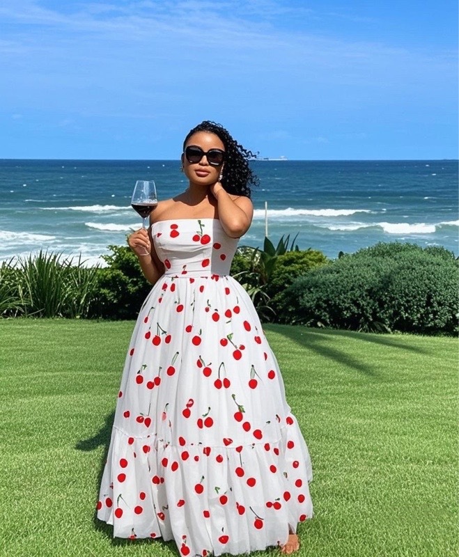 Ladies' Mesh Fabric dress