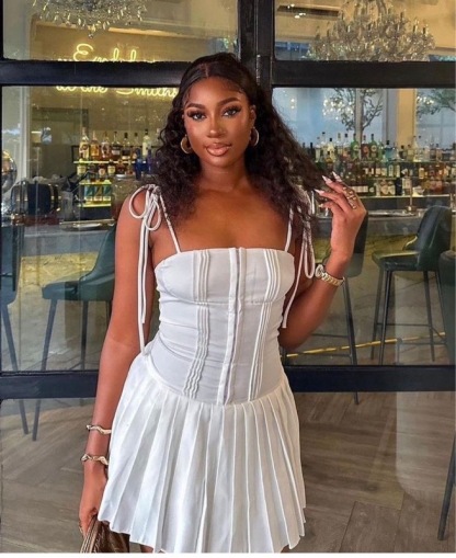 Ladies' braces skirt