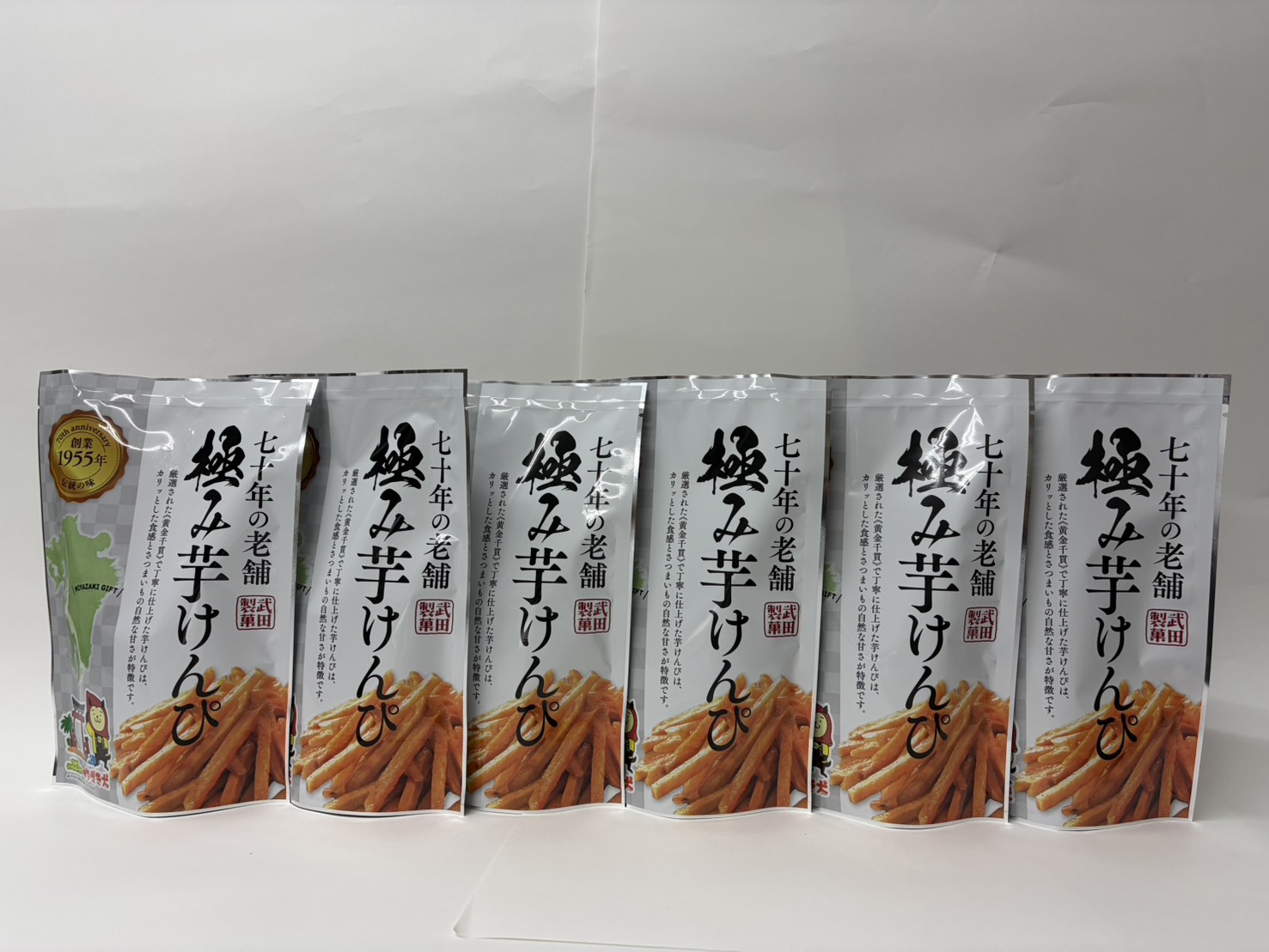 「極み芋けんぴ」原味地瓜條 6 袋組