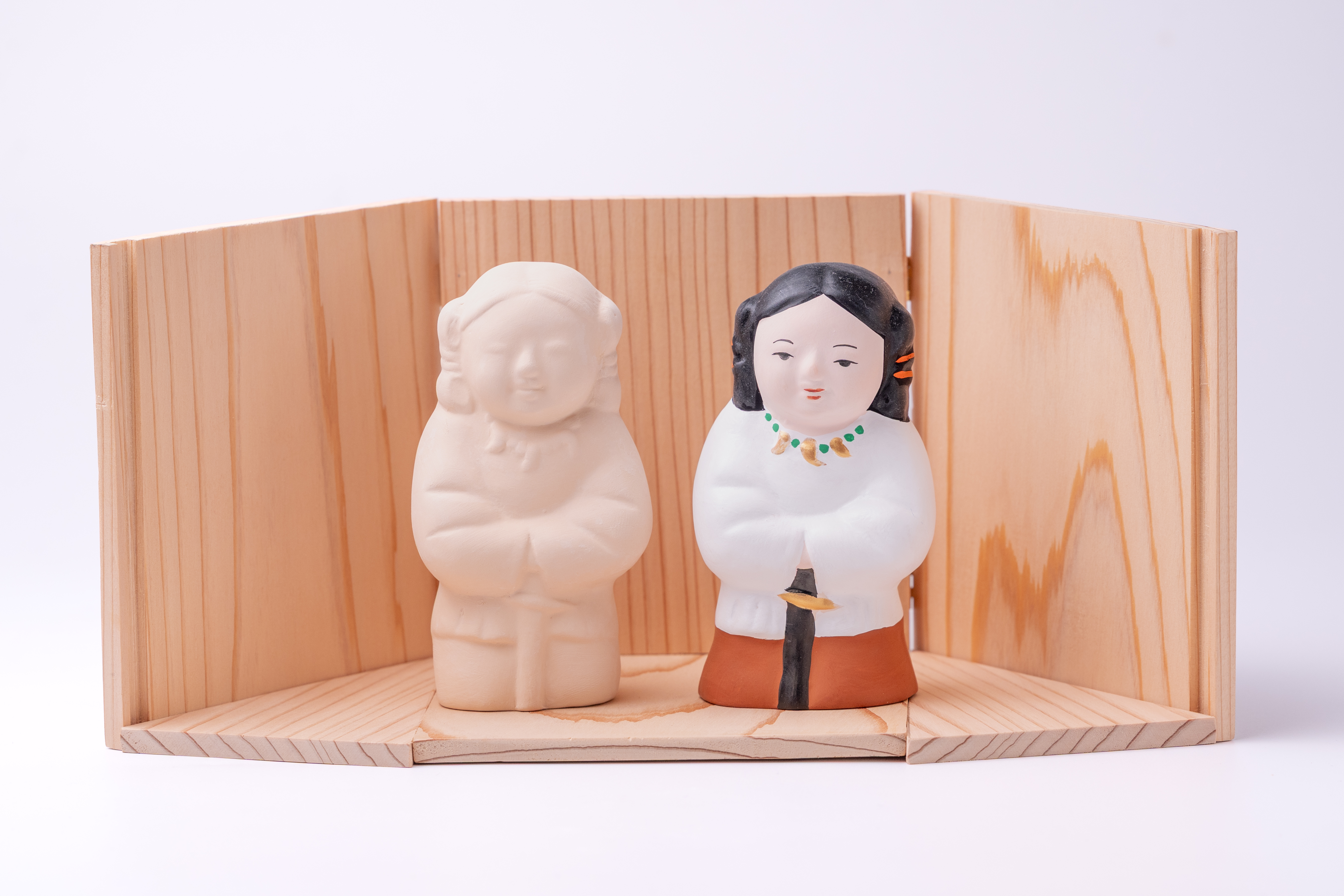 佐土原人形（高約 110 mm） 「神代」人偶彩繪 DIY 體驗 （附展示禮盒）