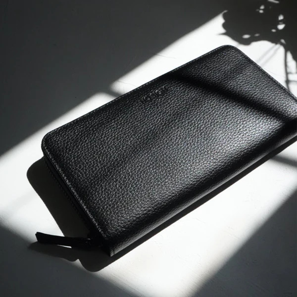 NO SIGN  ラウンドジップウォレット［ブラック］NSE24-004BK