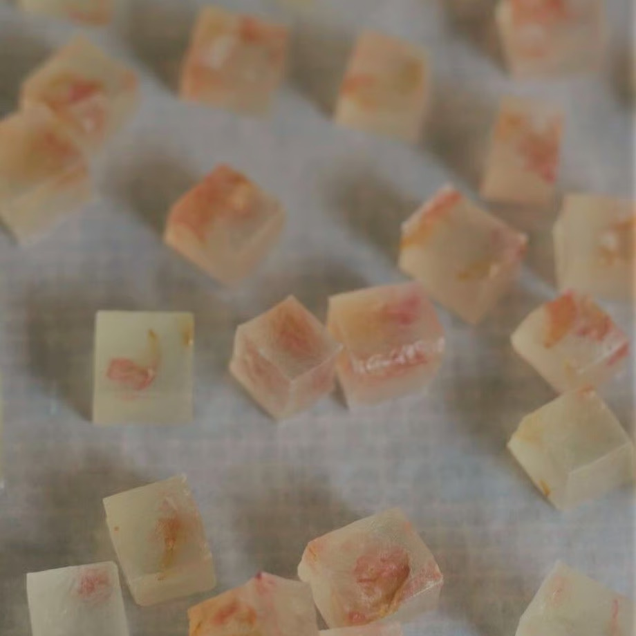 ダマスクローズの琥珀糖　3個入