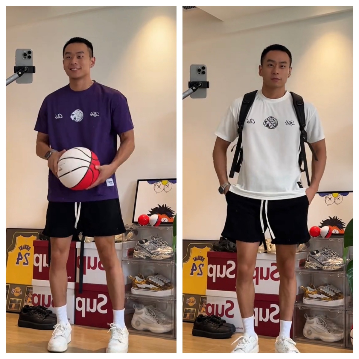 FightD夏季速乾運動短袖 為自己而戰 寬鬆透氣 垂順版型 T恤