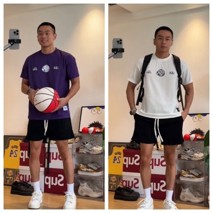 FightD夏季速乾運動短袖 為自己而戰 寬鬆透氣 垂順版型 T恤