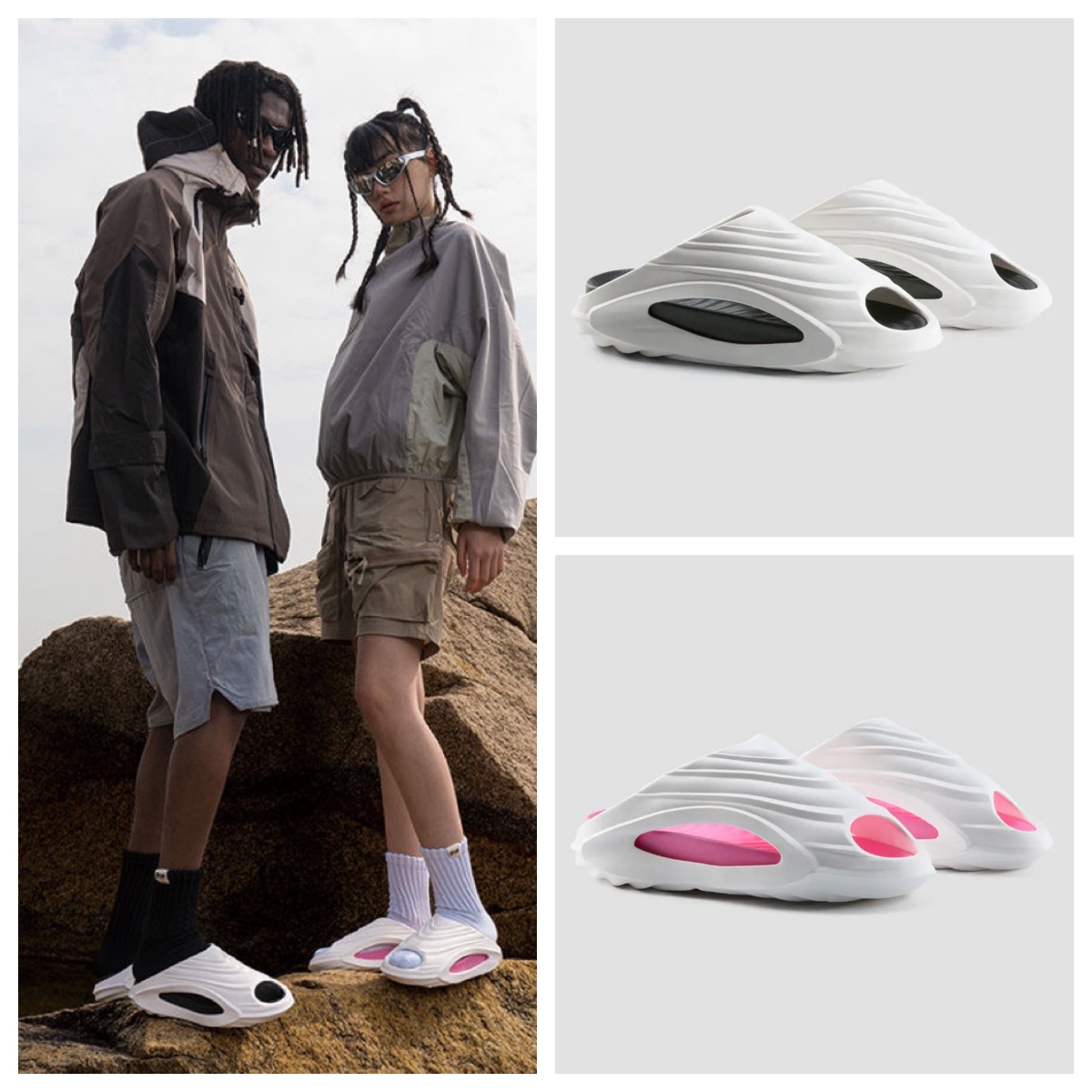 YSS拖鞋 運動百搭懒人拖鞋 5CM厚底踩屎感凉拖 户外防滑运动拖鞋 外穿 百搭經典