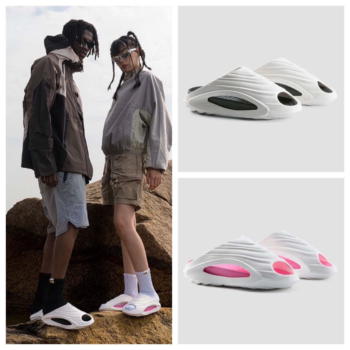 YSS拖鞋 運動百搭懒人拖鞋 5CM厚底踩屎感凉拖 户外防滑运动拖鞋 外穿 百搭經典