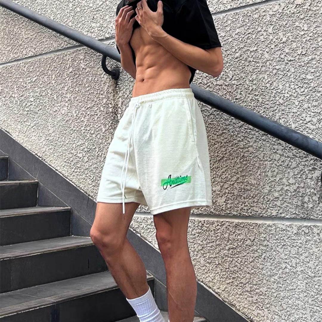 AT 四分短褲 華膚格運動短褲 寬鬆透氣 经典款