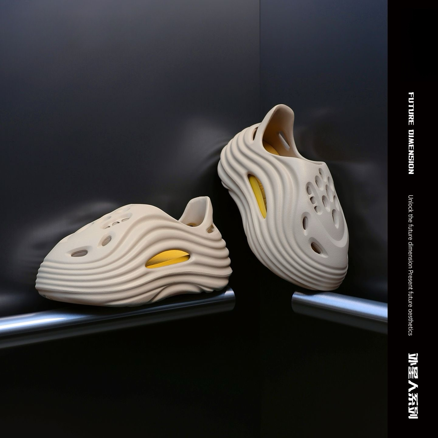 「外星人」外穿拖鞋 洞洞鞋 防滑增高6CM 沙灘鞋 柔軟百搭｜建議都拍大一個尺碼