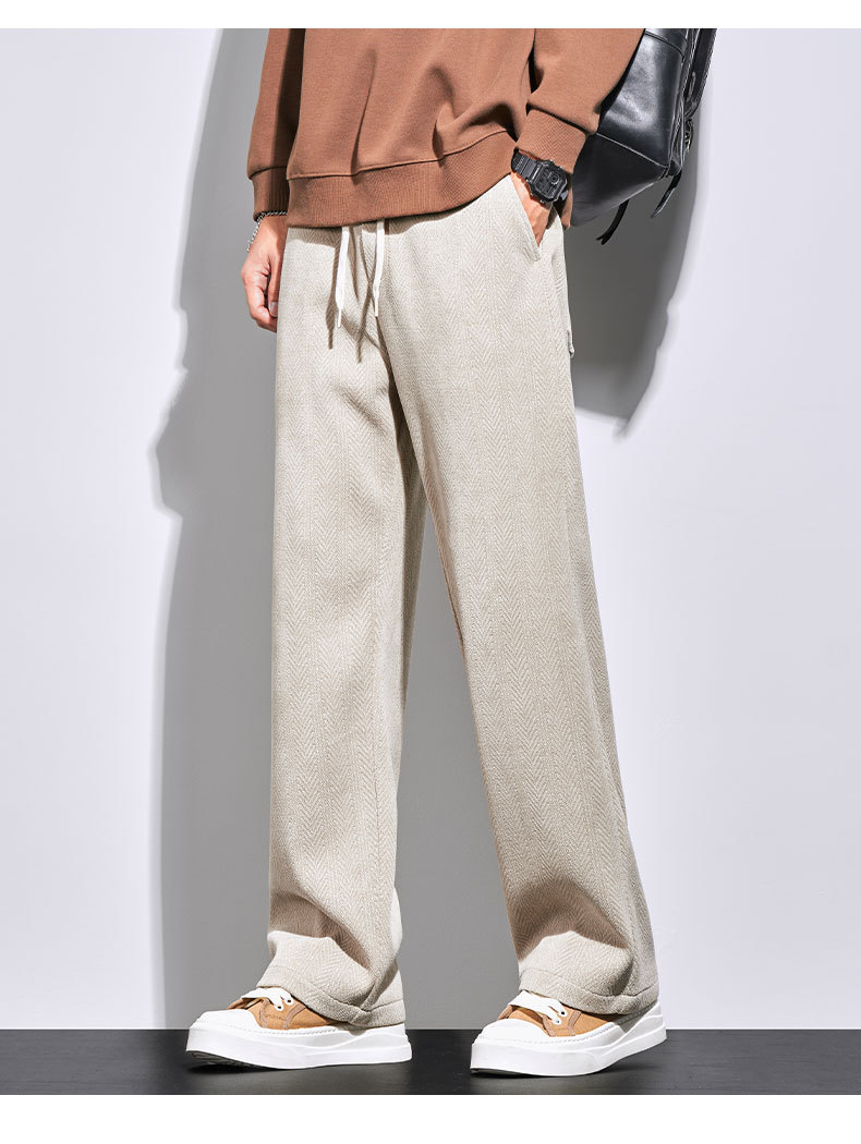 百搭神褲 秋冬燈芯絨長褲 鬆緊腰帶 垂順不褶皺