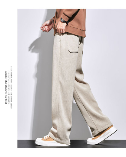 百搭神褲 秋冬燈芯絨長褲 鬆緊腰帶 垂順不褶皺