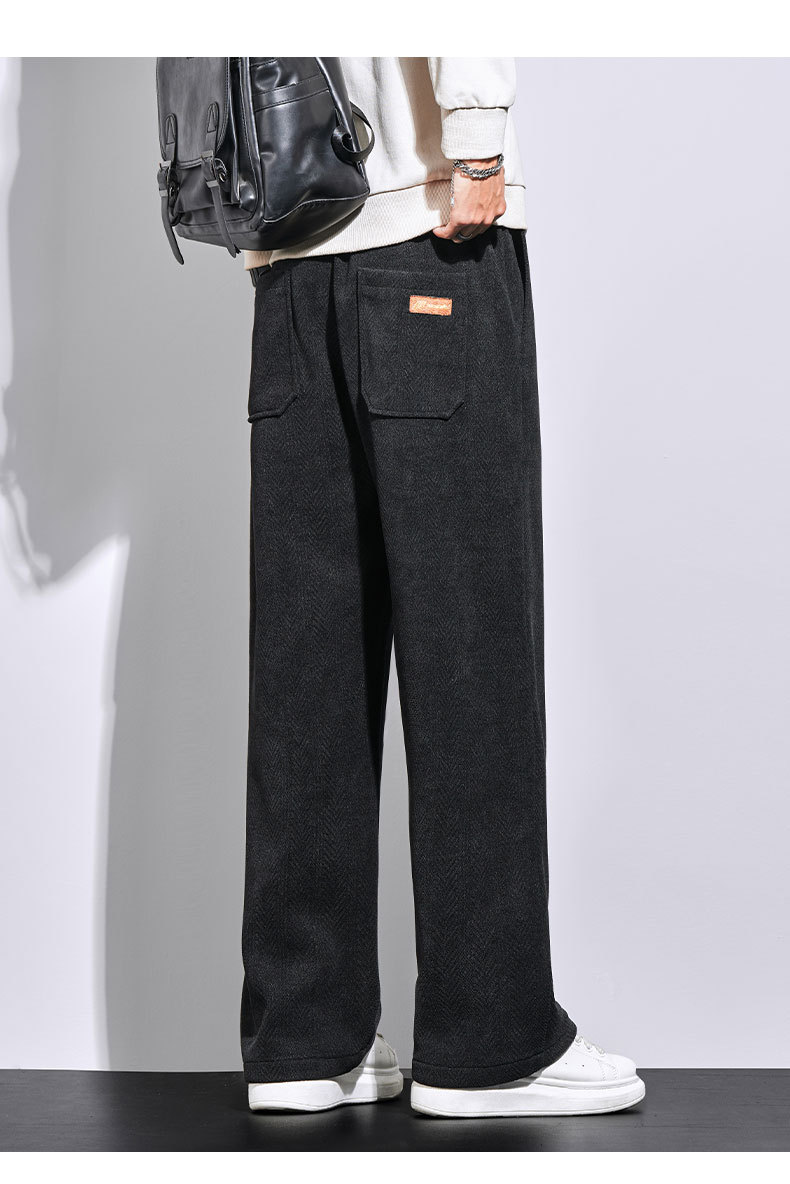 百搭神褲 秋冬燈芯絨長褲 鬆緊腰帶 垂順不褶皺