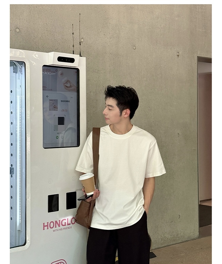 基礎款-重磅圓領T恤 純色純棉 不起球不變形 基礎百搭款