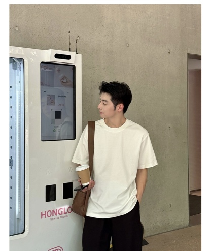 基礎款-重磅圓領T恤 純色純棉 不起球不變形 基礎百搭款