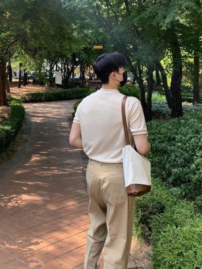 AS 韓版 亨利領短袖 V領設計 純棉親膚｜輕商務