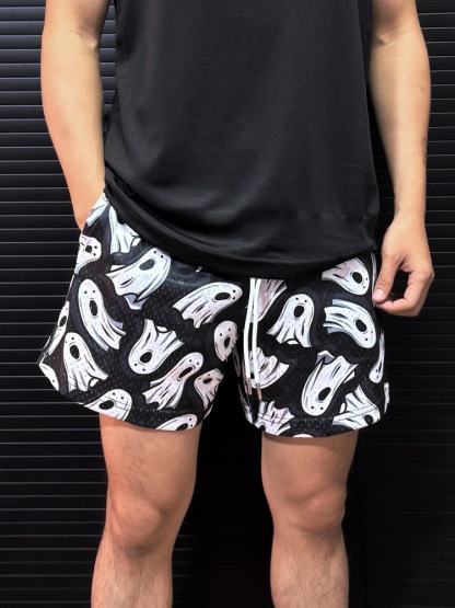 BKI 美式運動短褲 四分褲 速乾透氣 寬鬆「幽靈」