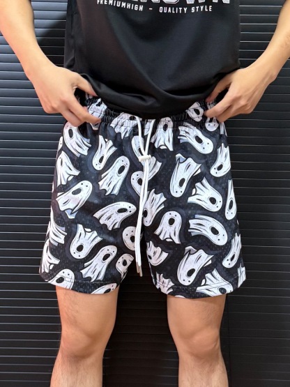 BKI 美式運動短褲 四分褲 速乾透氣 寬鬆「幽靈」