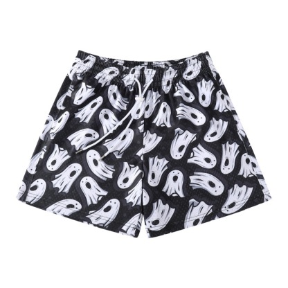 BKI 美式運動短褲 四分褲 速乾透氣 寬鬆「幽靈」