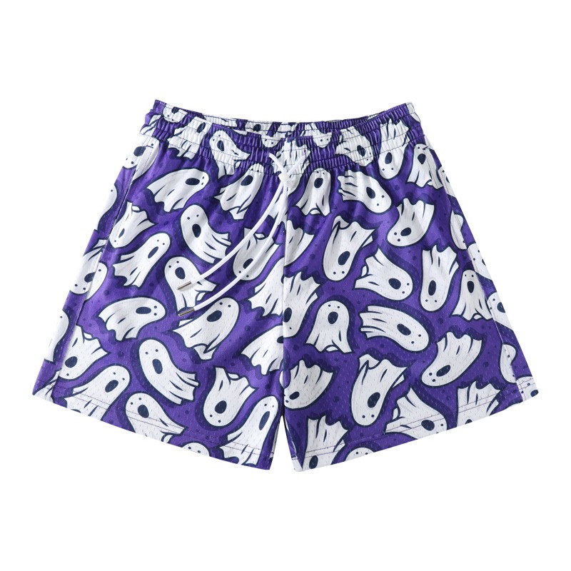 BKI 美式運動短褲 四分褲 速乾透氣 寬鬆「幽靈」