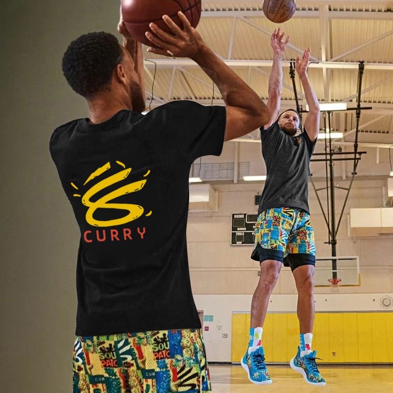 BKI 美式T恤  「CURRY同款」 透氣網眼 投籃服 訓練服 寬鬆舒適 