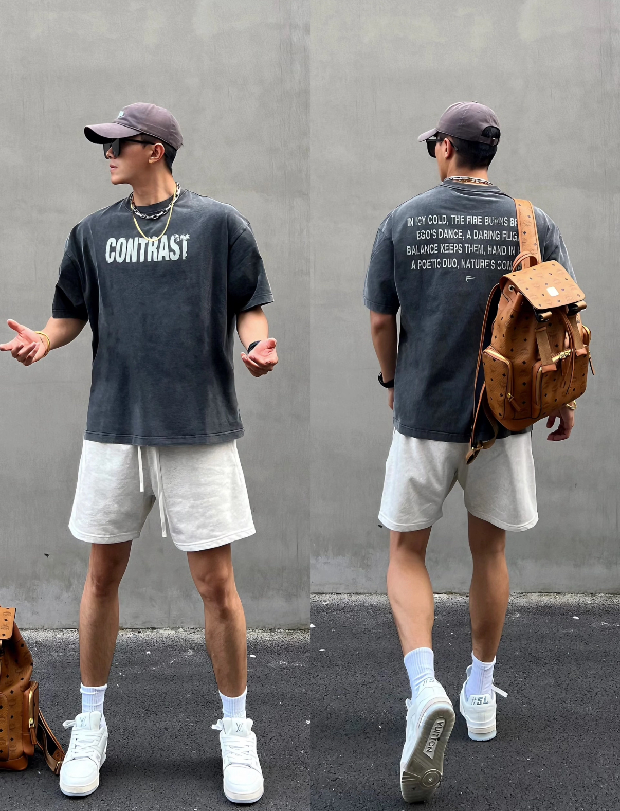 DSS 美式T恤 純棉寬鬆 「熱海」挺拔身姿 顯肩寬