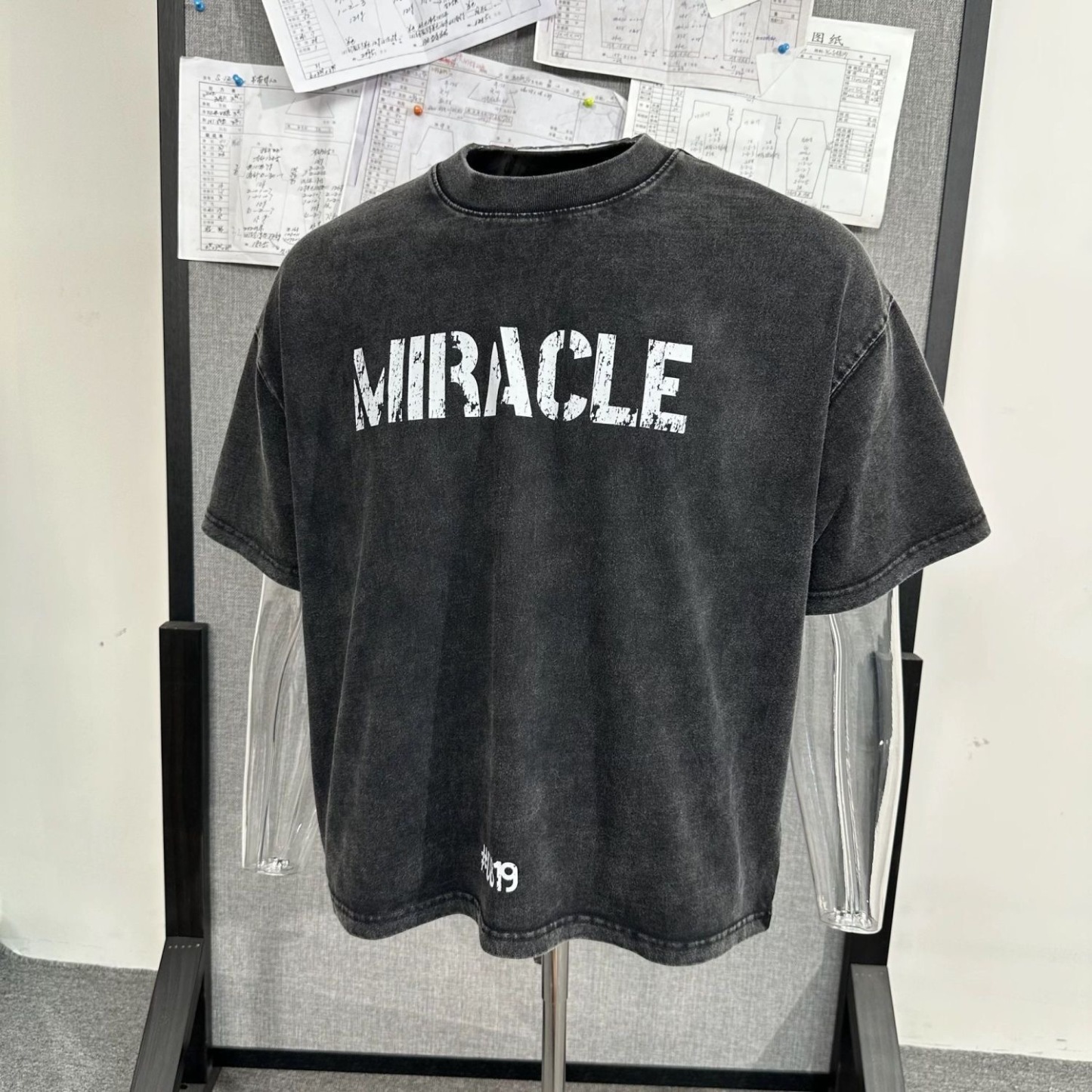 DK 重磅美式T恤 「MIRACLE」 水洗棉 寬鬆挺拔