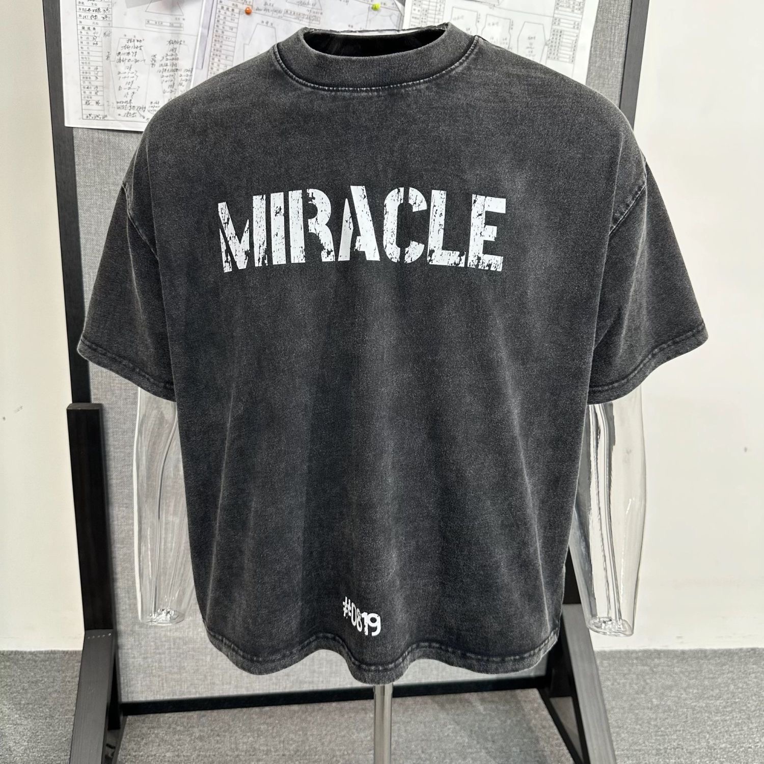 DK 重磅美式T恤 「MIRACLE」 水洗棉 寬鬆挺拔