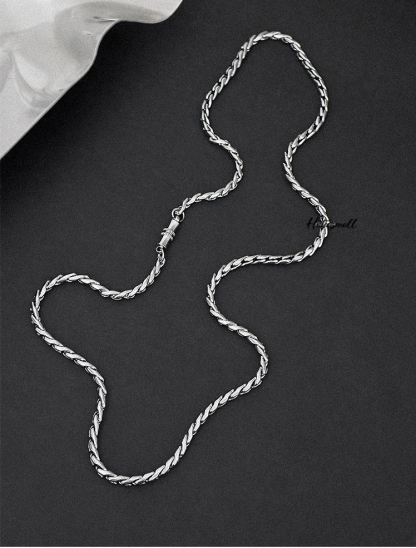 AG 鈦鋼磁吸項鍊 男士龍骨素鏈 簡約高級百搭 