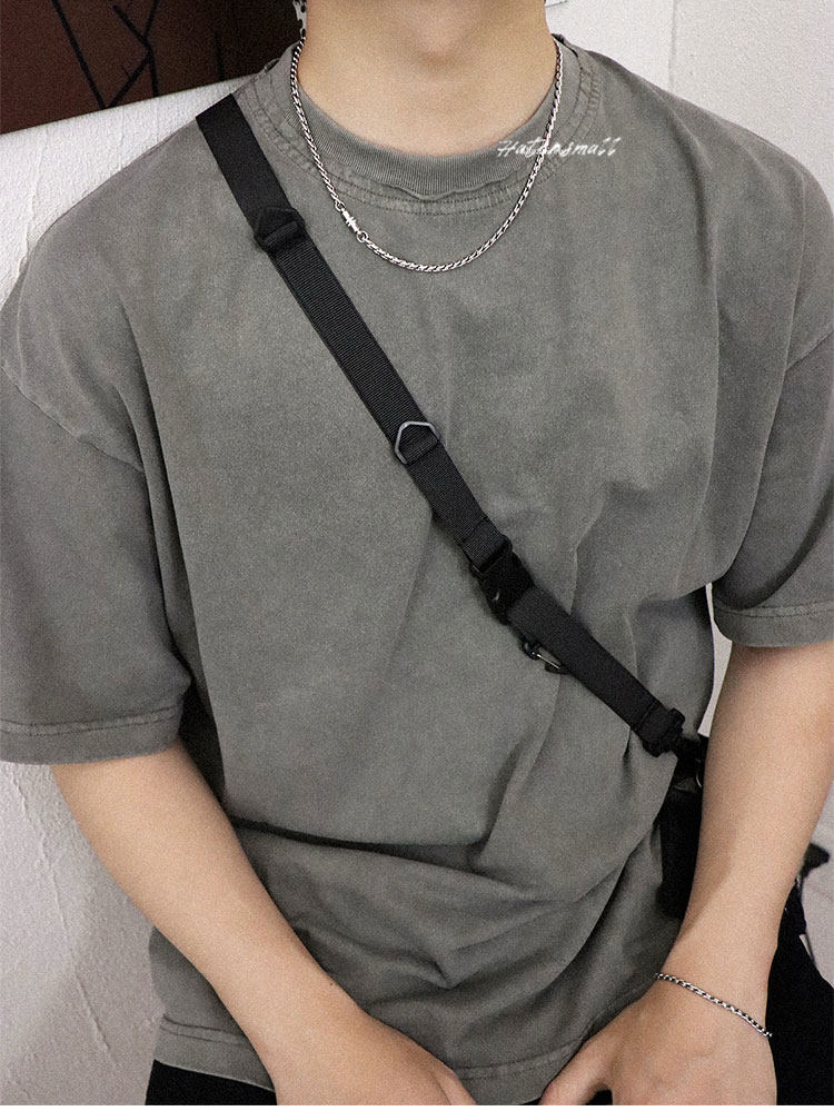 AG 鈦鋼磁吸項鍊 男士龍骨素鏈 簡約高級百搭 