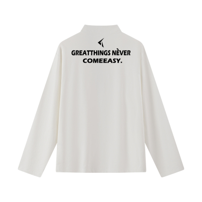 AT 重磅美式半拉鍊運動長袖 親膚速乾 運動服 