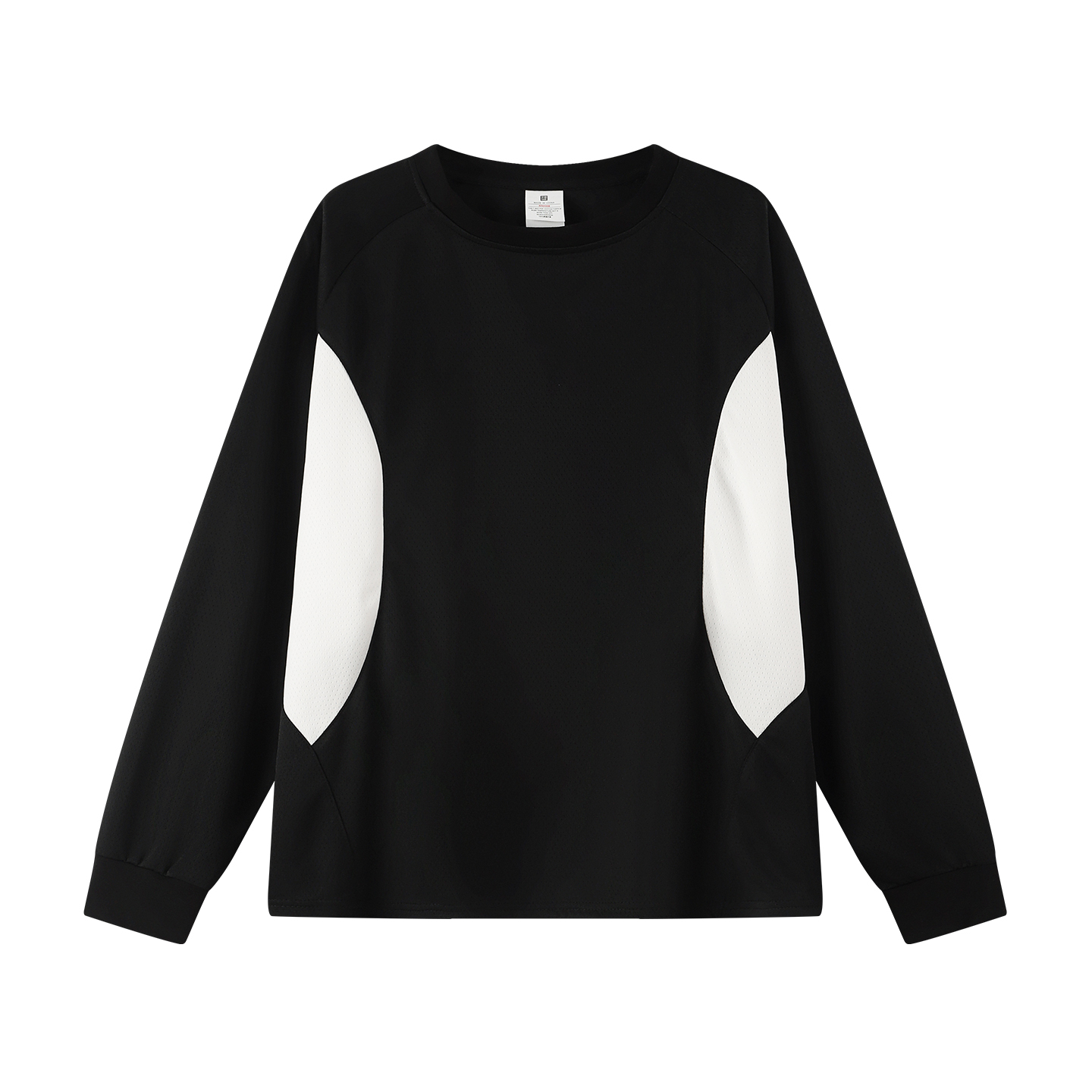 AT 重磅插肩袖拼接長袖 寬鬆訓練服 寬鬆長袖