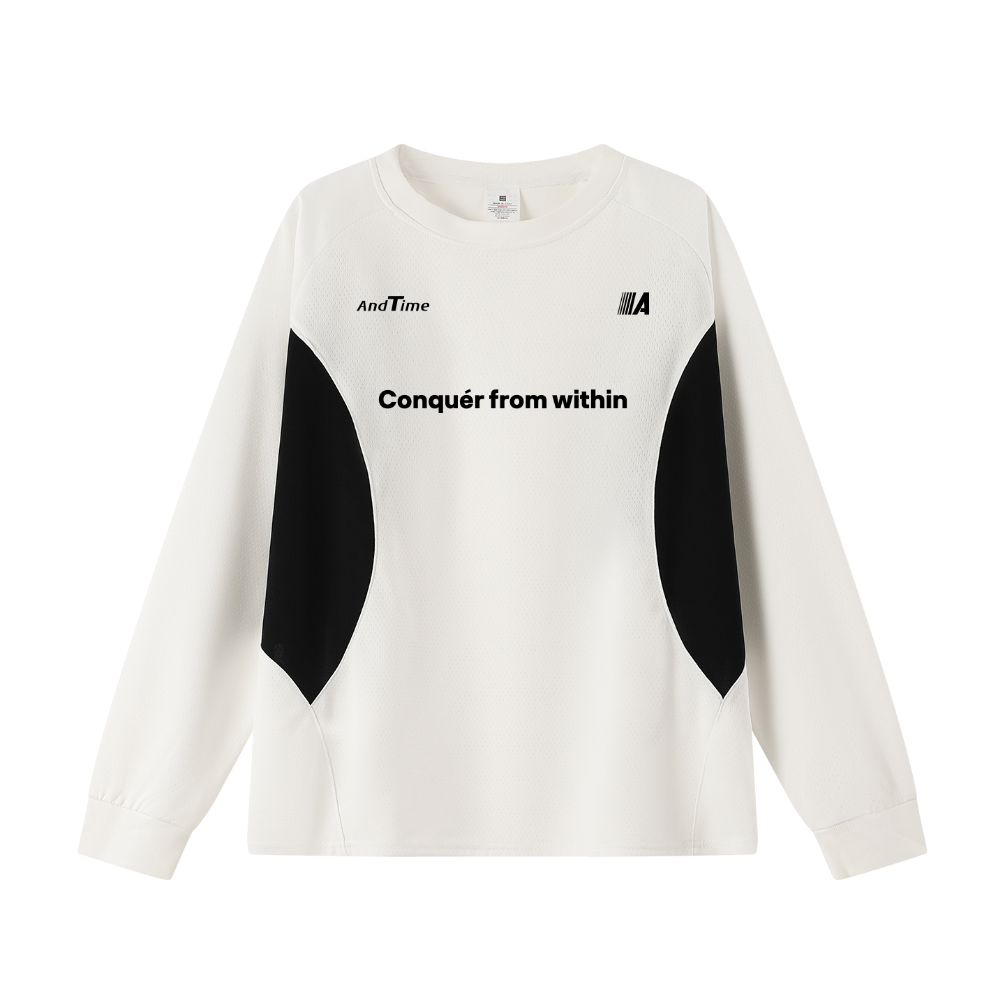 AT 重磅插肩袖拼接長袖 寬鬆訓練服 寬鬆長袖