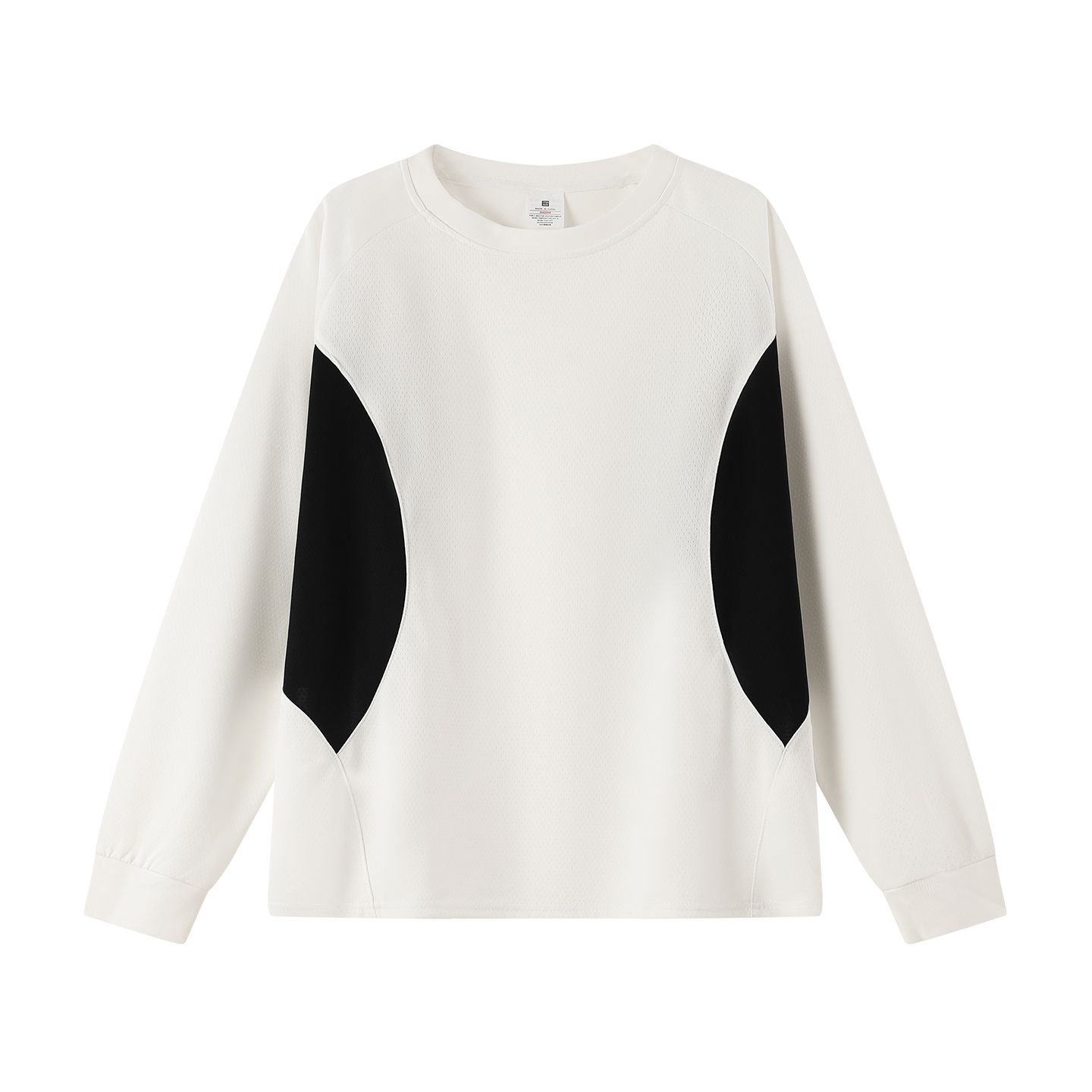 AT 重磅插肩袖拼接長袖 寬鬆訓練服 寬鬆長袖