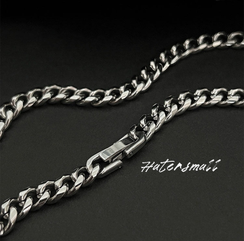 AKK 古巴鈦鋼項鍊 寬6mm 簡約百搭重磅｜禮盒裝